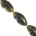 Labradorite Crystal Beads - 50mm Olive