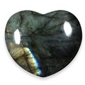 Labradorite Crystal Heart ~45mm