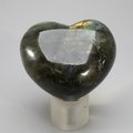 Labradorite Crystal Heart ~45mm