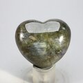 Labradorite Crystal Heart ~45mm