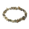 Labradorite Gemstone Chip Bracelet