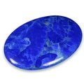 Lapis Howlite Palm Stone ~70x50mm