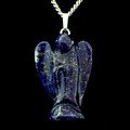 Lapis Lazuli Angel Pendant - 30mm