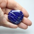 Lapis Lazuli Crystal Heart ~38x35mm