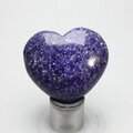 Lapis Lazuli Crystal Heart ~45x40mm