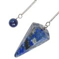 Lapis Lazuli Crystal Pendulum