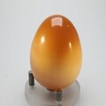 Large Peach Selenite Crystal Egg ~64mm
