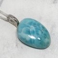 Larimar Gemstone Pendant ~23mm