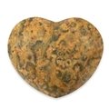 Leopard Skin Jasper Heart ~45mm