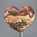 Leopard Skin Jasper Heart ~45mm