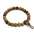 Leopardskin Jasper Power Bead Bracelet