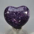 Lepidolite Crystal Heart ~45mm