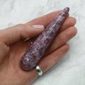 Lepidolite Crystal Massage Wand ~ 100 x 20mm