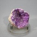 Magenta Aura Quartz Geode ~43mm