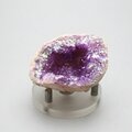 Magenta Aura Quartz Geode ~53mm