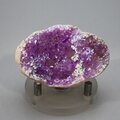 Magenta Aura Quartz Geode ~58mm