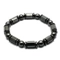 Magnetic Hematite Crystal Bracelet - Hexagon, Discs & Spheres