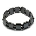 Magnetic Hematite Crystal Bracelet - Rectangles & Spheres