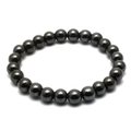 Magnetic Hematite Round Bead Bracelet