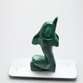 Malachite Crystal Dolphin ~62x30mm