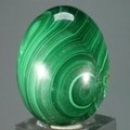STUNNING Malachite Crystal Egg ~46mm