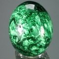 Malachite Crystal Egg ~49mm