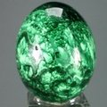 STUNNING Malachite Crystal Egg ~49mm