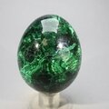 Malachite Crystal Egg ~67mm