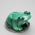 Malachite Crystal Frog ~25x43mm