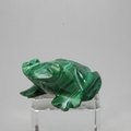 Malachite Crystal Frog ~44x21mm