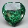 Malachite Crystal Heart ~73x69mm