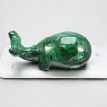 Malachite Crystal Whale ~21x54mm