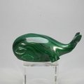Malachite Crystal Whale ~25x59mm