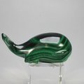 Malachite Crystal Whale ~60x22mm