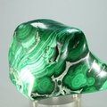 Malachite Freeform Polished Stone ~94mm