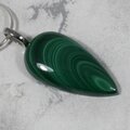 Malachite Gemstone Pendant ~34mm