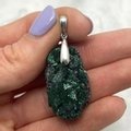 Malachite Healing Crystal Pendant ~32mm