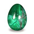 Malachite Howlite Crystal Egg ~48mm
