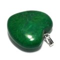 Malachite Howlite Heart Pendant