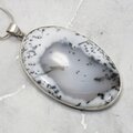 Merlinite Oval 925 Silver Pendant ~54mm