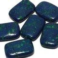 Mini Malachite & Lapis Comfort Stone ~32mm
