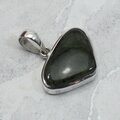 Moldavite 925 Silver Pendant  ~16mm