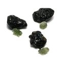 Moldavite & Indochinite Healing Crystal Pair
