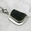 Moldavite & Silver Pendant  ~28mm