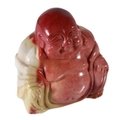 Mookaite Sitting Buddha Statue (Red)