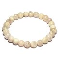 Moonstone 8mm Round Bead Bracelet