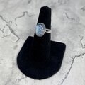 Moonstone Oval 925 Sterling Silver Ring~7 US / O UK