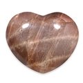 Moonstone Shaded Crystal Heart ~45mm