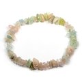 Morganite & Aquamarine Gem Chip Bracelet