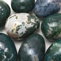 Moss Agate Crystal Egg ~48mm